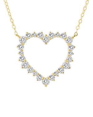 Bloomingdale's Diamond Heart Pendant Necklace In 14k Yellow Gold, 0.70 Ct. T.w. - 100% Exclusive