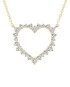 Bloomingdale's Diamond Heart Pendant Necklace In 14k Yellow Gold, 0.70 Ct. T.w. - 100% Exclusive