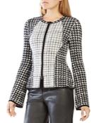 Bcbgmaxazria Ottilia Houndstooth Jacket