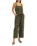 Sanctuary Breezy Camo Print Cotton Jumpsuit