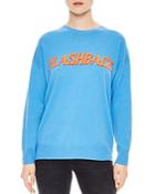 Sandro Childhood Flashback Wool & Cashmere Graphic Sweater