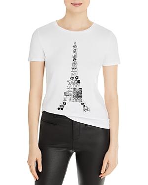Karl Lagerfeld Paris Eiffel Ditsy Tee