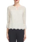 Whistles Marylou Lace Top