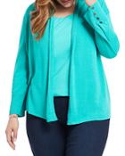 Nic+zoe Plus Lightweight Book Club Cardigan