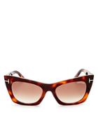 Tom Ford Kasia Square Cat Eye Sunglasses, 59mm