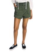 Derek Lam 10 Crosby Belted Shorts