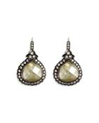 Amrapali Jewels 18k White Gold Diamond Teardrop Earrings