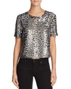 Kendall + Kylie Multi Sequin Top
