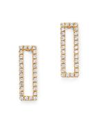 Bloomingdale's Diamond Rectangle Drop Earrings In 14k Yellow Gold, 0.20 Ct. T.w. - 100% Exclusive
