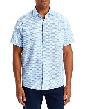 Peter Millar Caddie Club Printed Classic Fit Button Down Shirt
