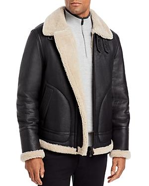 Hiso Ariel Shearling Bomber Jacket