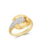 Marco Bicego 18k Yellow Gold & 18k White Gold Legami Diamond Link Ring