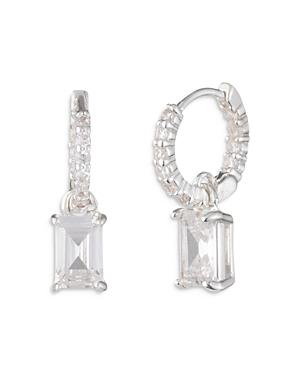 Lauren Ralph Lauren Crystal Huggie Hoop Earrings