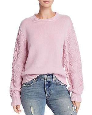 Rebecca Minkoff Penny Cable-sleeve Sweater