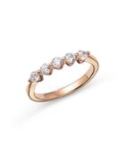 Bloomingdale's Diamond 5-stone Band In 14k Rose Gold, 0.50 Ct. T.w. - 100% Exclusive