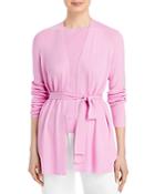 Lafayette 148 New York Belted Ribbed Cardigan