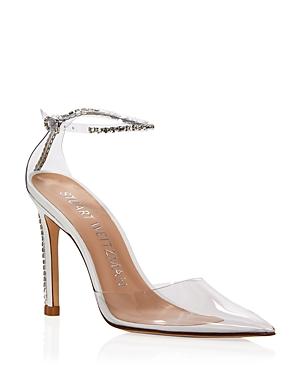 Stuart Weitzman Women's Stuart Glam 100 Strap Pumps