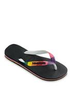 Havaianas Women's Top Pride Rainbow Strap Rubber Flip Flops