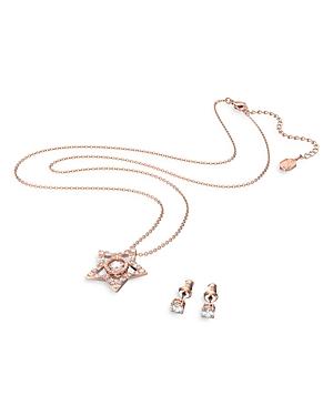 Swarovski Stella Necklace & Earrings, Set Of 2