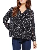 Two By Vince Camuto Star Print Blouse