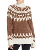 Frame Fair Isle Turtleneck Sweater