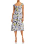 Astr The Label Bonjour Printed Midi Dress