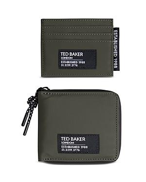 Ted Baker Bentch Rubberized Wallet & Card Holder Set