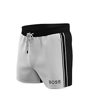 Boss Bluefin Color Block Swim Trunks