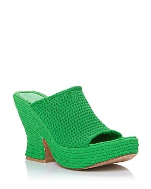 Bottega Veneta Women's Wedge Espadrille Platform Sandals