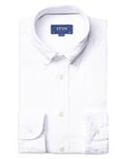 Eton Cotton Oxford Rounded Cuff Contemporary Fit Casual Shirt