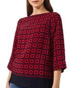 Hobbs London Marcia Geo Print Blouse