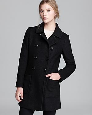Dkny Coat - Double Breasted Boucle