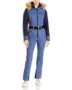 Goldbergh Longmont Faux Fur Trim Ski Suit