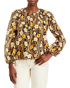 Rebecca Taylor Fleur Print Top