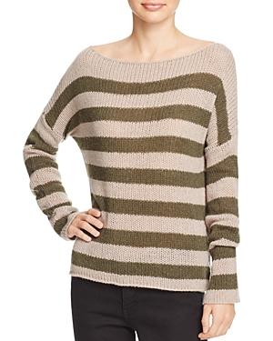 360 Sweater Nicole Cashmere Stripe Sweater
