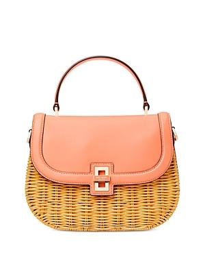 Kate Spade New York Gracie Medium Wicker Top Handle Bag