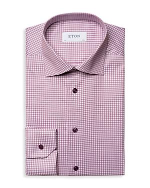 Eton Slim Fit Check-print Stretch Shirt