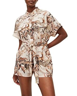 Allsaints Lily Ukushisa Print Romper
