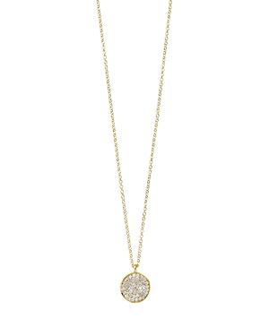 Ippolita 18k Yellow Gold Stardust Diamond Small Flower Pendant Necklace, 16-18