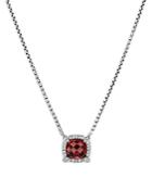 David Yurman Sterling Silver Chatelaine Pendant Necklace With Garnet & Diamonds, 18 - 100% Exclusive