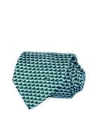 Salvatore Ferragamo Nilde Whales Print Silk Classic Tie