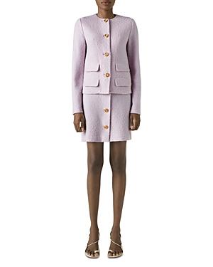 St. John Textured Tweed Knit Jacket