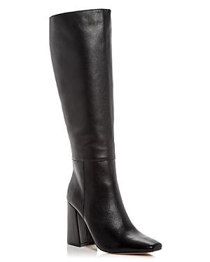 Aqua Women's Flair High Block Heel Boots