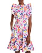 Banjanan Ruffle Sleeve Floral Mini Dress