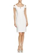 Adrianna Papell Cold-shoulder Sheath Dress