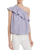 Birds Of Paradis Ruffled One Shoulder Top - 100% Exclusive