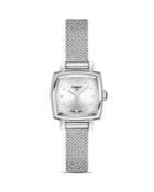 Tissot Lovely Square Diamond Mesh Bracelet Watch, 20mm X 20mm