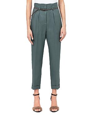 Peserico Belted Pleated Trousers