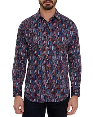 Robert Graham Davenport Classic Fit Geo Print Shirt