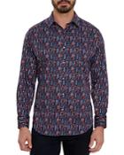 Robert Graham Davenport Classic Fit Geo Print Shirt
